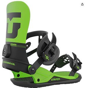 BRAND NEW Union Strata - Men's Snowboard Bindings - Acid Green, Large